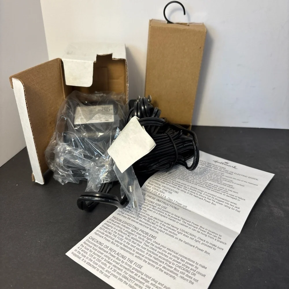 Hallmark Power Box Retired Electrical Power Supply Adapter